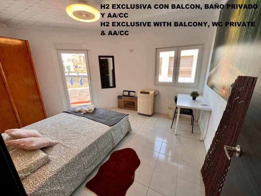 Novelda Centro Habitaciones Con Bano Privado Y Compartido , Cocina Y Terraza Номер фото